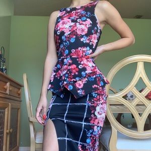 Two piece skirt and top set